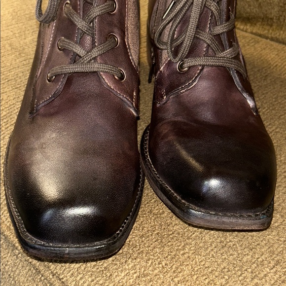 Roan by bed Stu Tosabel Brown canvas/ Leather Boots size 9.5 brand new - Picture 14 of 15